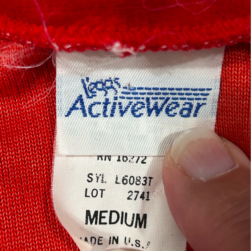 L’eggs Activewear Vintage Velour Track Jacket - Medium - Picture 6 of 7